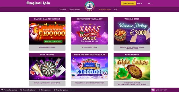 casino Pocket Fruity $100 free spins